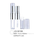 Rund duo Lipstick/Lipgloss Tube LG-3418A